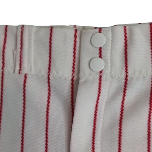 Reebok Size Youth Large Baseball Pants Red Stripe Pattern 100% Polyester NEW - Picture 6 of 12